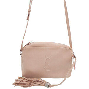 Saint Laurent Lou Lou Camera Bag leather blush pink